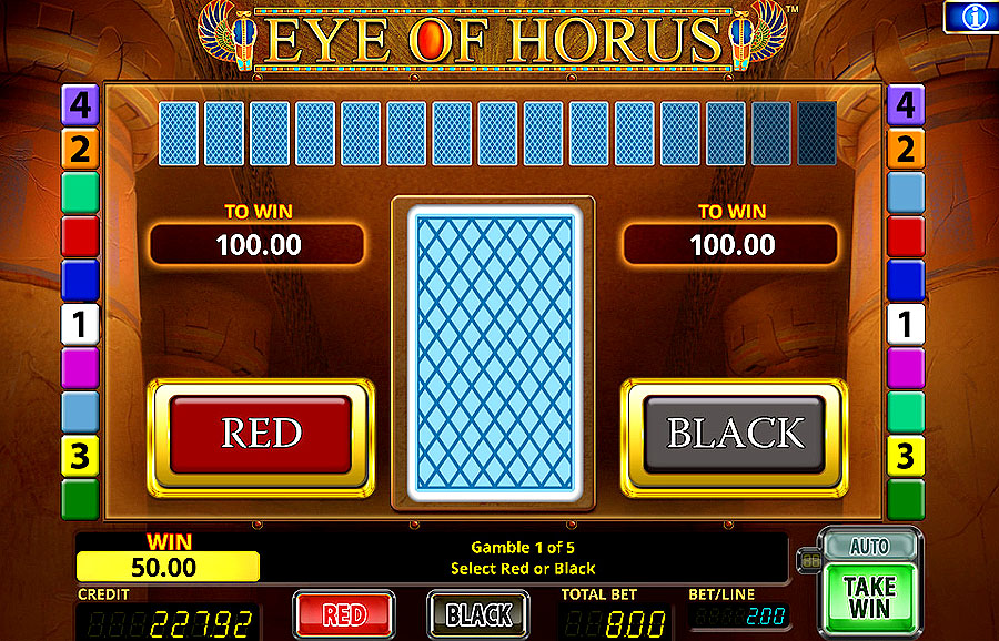 играть в Eye of Horus на сайте казино Admiral